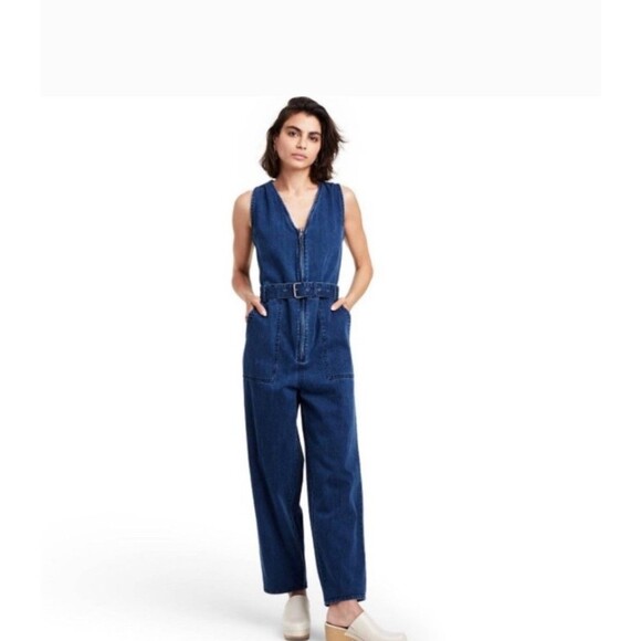 Rachel Comey x Target Women's Denim Jumpsuit Indigo Size 8 Jean - Picture 1 of 11